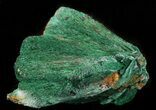 Silky, Fibrous Malachite Crystals - Morocco #42042-1